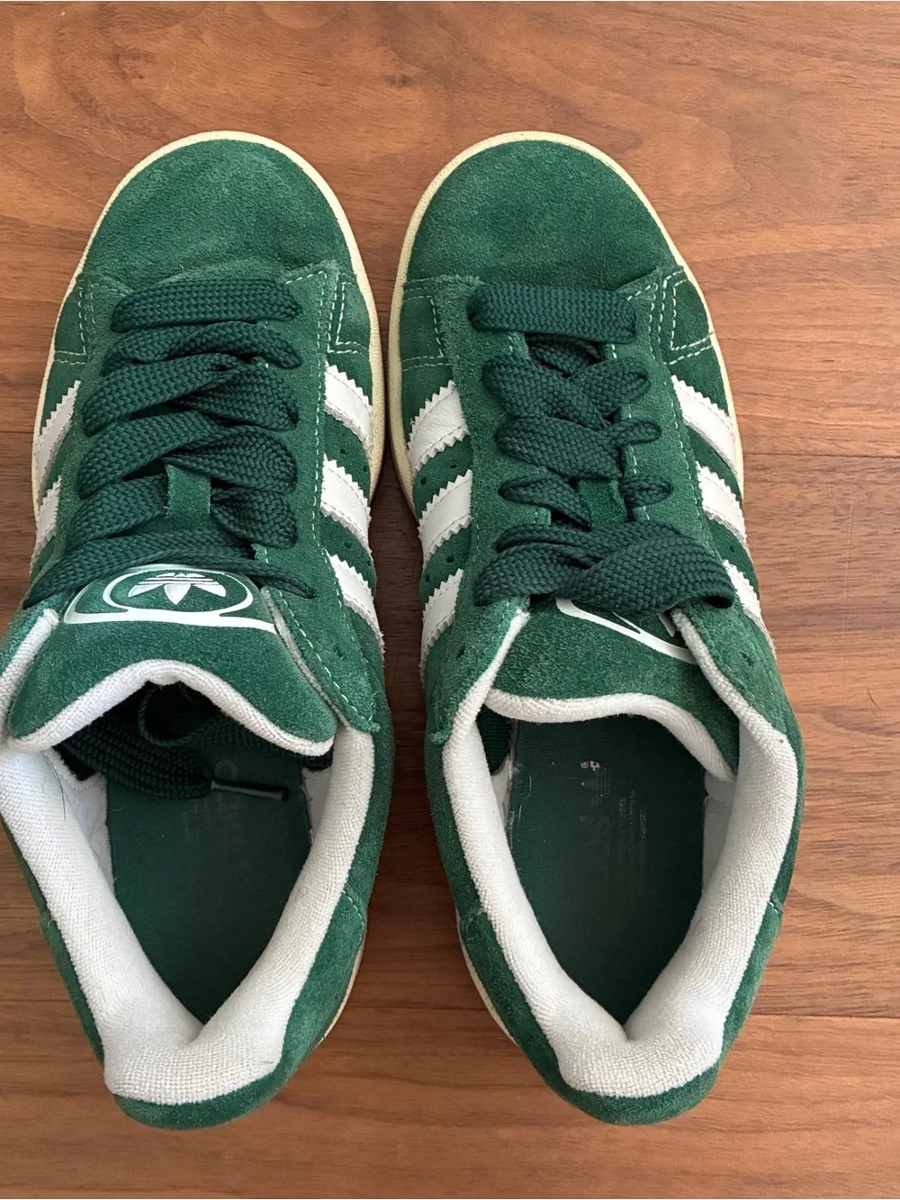 Adidas Campus 00s Green Suede Gum Sole Sneakers Men’s 5